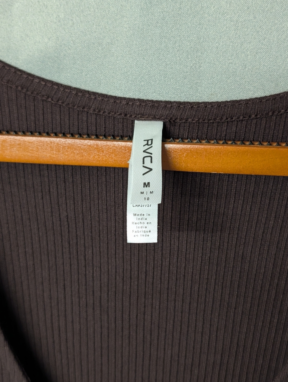 RVCA Smitten II Midi Dress | Chocolate Torte Size Medium - Picture 8 of 16